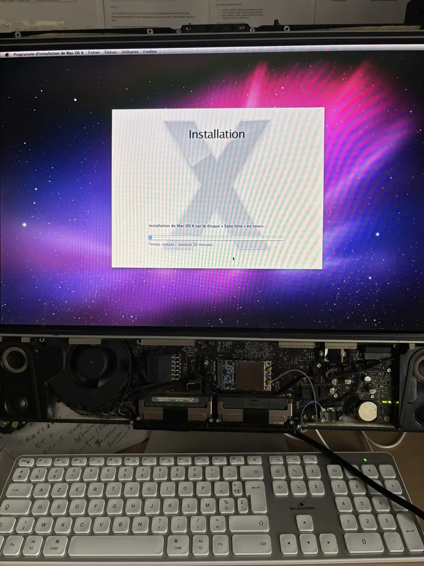 Remise en service et entretien d’un iMac réalisé par PC @ TOP à Valenciennes